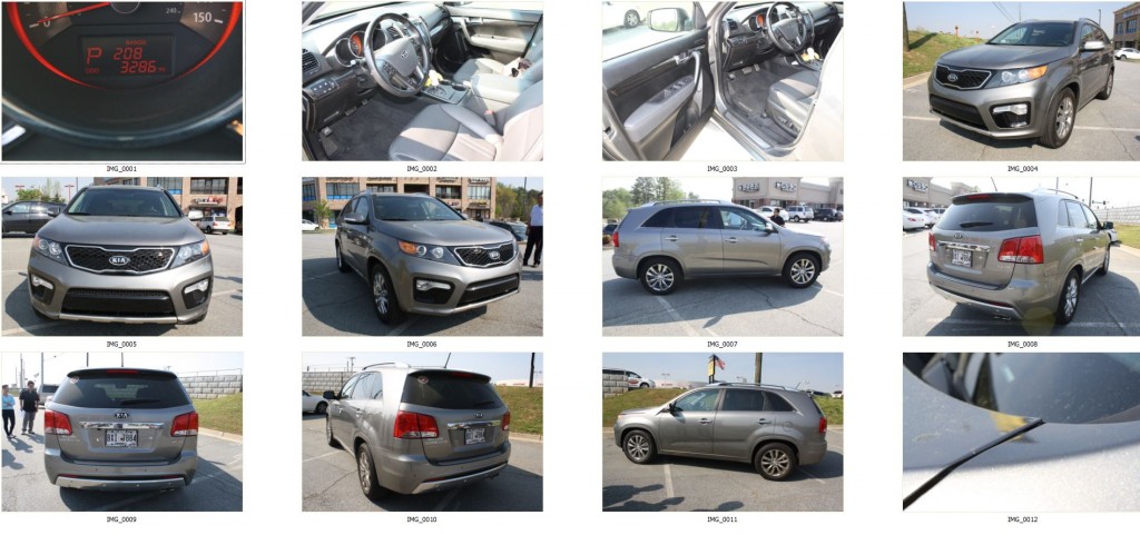 2012 Kia Sorento Diminished Value