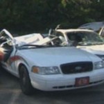 police car accident
