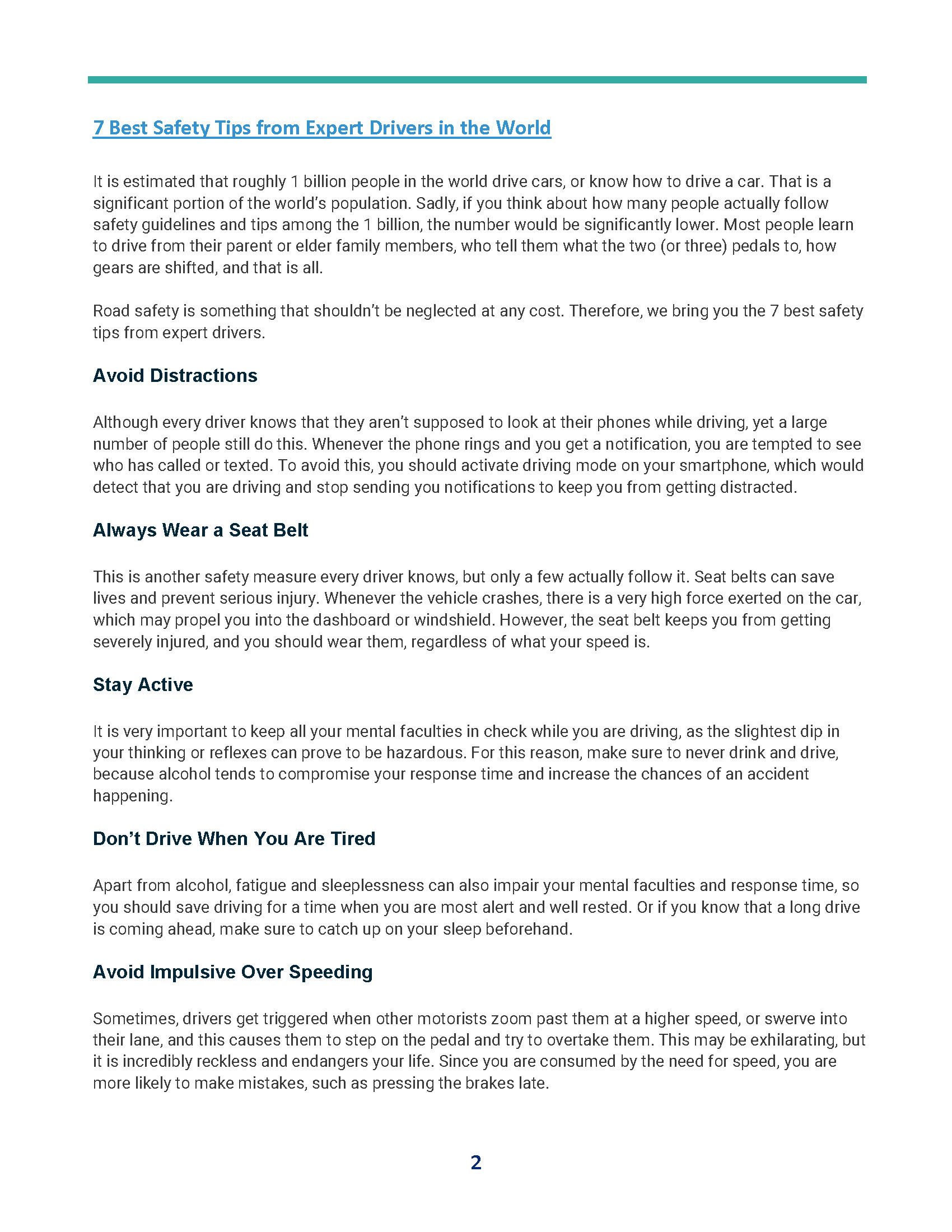 7 Best Safety Tips from Expert Drivers in the World_Page_2