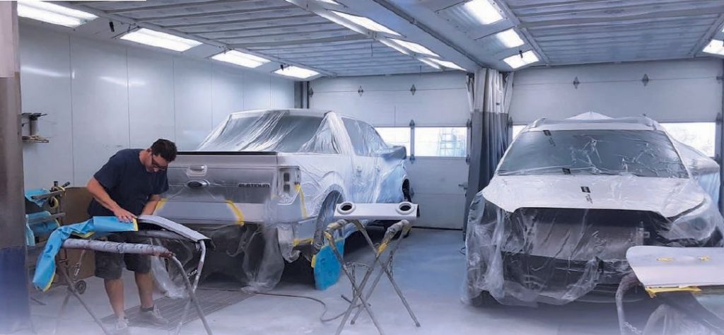 Collision Shop Paint Booth