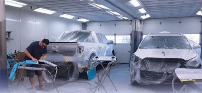 Collision Shop Paint Booth