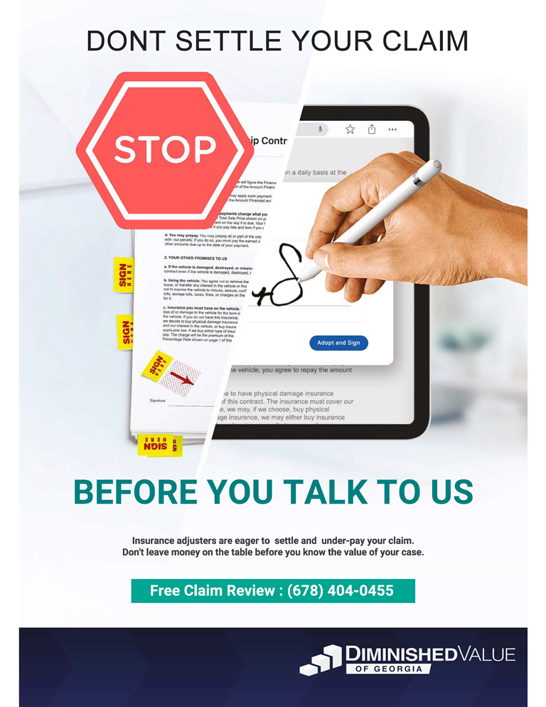 Diminished Value Insurance Claim Review