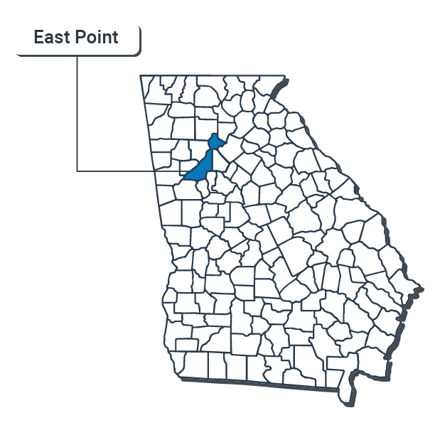 East Point Map Illustration