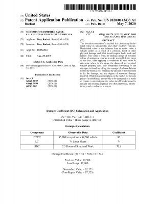 METHOD FOR DIMINISHED VALUE CALCULATION IN REPAIRED VEHICLES_Page_1