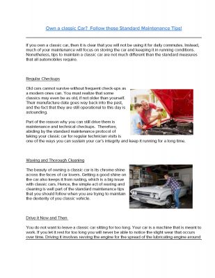 Own a classic Car Follow these Standard Maintenance Tips_Page_2