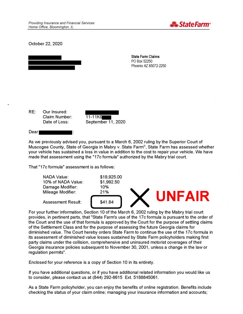 State Farm 17c Letter (2)