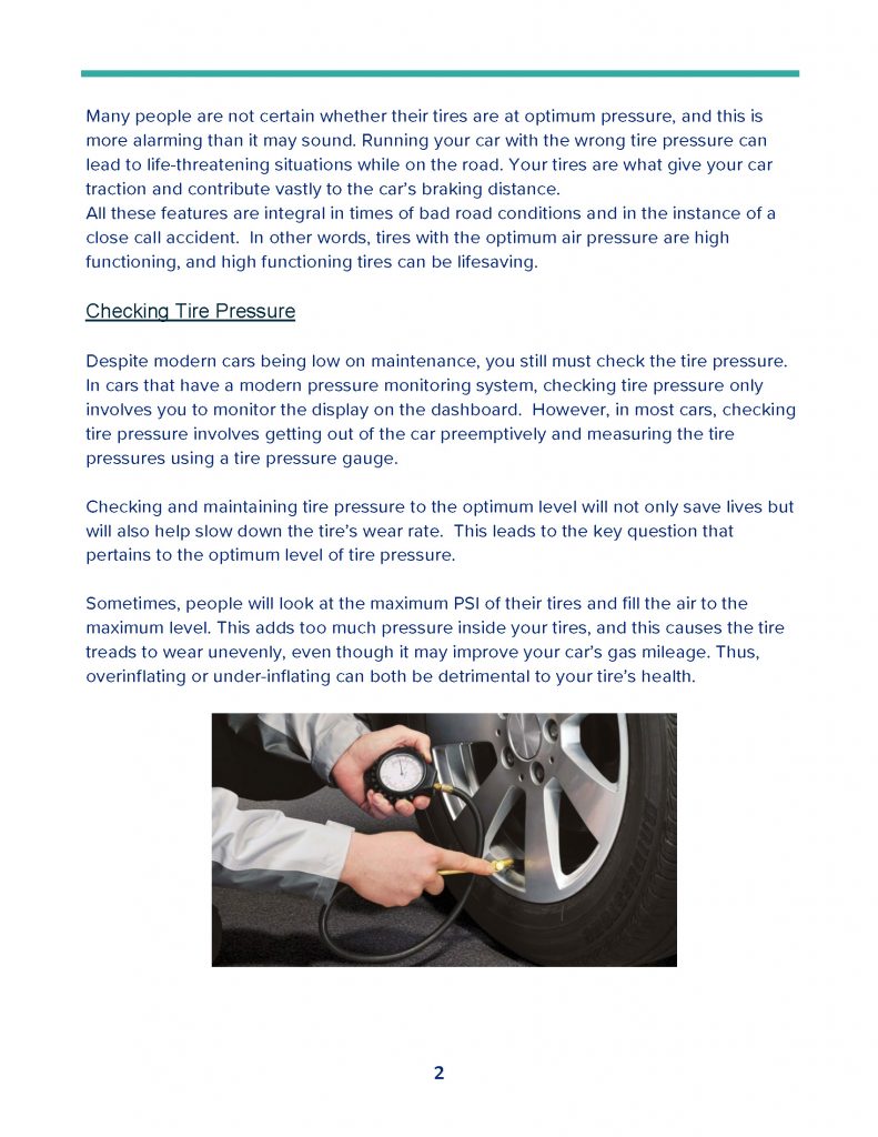 The Correct Tire Pressure According to Vehicle Type_Page_2
